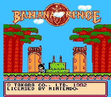 Banana Prince (Germany) screen shot title